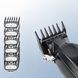 Машинка для стрижки с LED-дисплеем и 6 сменными насадками VGR V-662 GOLD Черная с зеленым