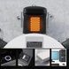 Коврик с подогревом для ног usb 45*45см Черный