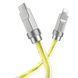 Кабель HOCO U113 Solid PD silicone charging data cable iP Gold