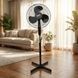 Вентилятор напольный 18", 3 скорости Alfarid Fan Черный