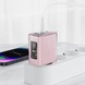 Зарядное устройство для ACEFAST A45 Sparkling series PD65W GaN (2*USB-C+USB-A) charger Cherry blossom