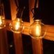 Гірлянда в ретро стилі вулична із сонячною панеллю 7.6м/25 LED НА-90 Чорна