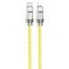 Кабель HOCO U113 Solid PD silicone charging data cable iP Gold