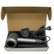 Фен для волосся з насадкою-концентратором 1600Вт Hair Dryer Fan Сірий з червоним