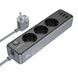 Подовжувач мережевий BOROFONE BAC8 Power 3-position socket (1C3A) (EU/GER) 3м Чорний