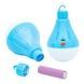 Лампочка з акумулятором 1x18650 LY-V09 30w USB Біла з блакитним