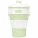 Силіконовий стакан складаний Silicon Magic Cup Зелений