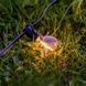 Гірлянда в ретро стилі вулична із сонячною панеллю 7.6м/25 LED НА-90 Чорна