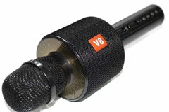 Безпровідний мікрофон караоке SPS V8 з bluetooth в чохлі Чорний