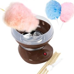Аппарат для сладкой ваты Cotton Candy Maker + палочки в подарок Коричневый