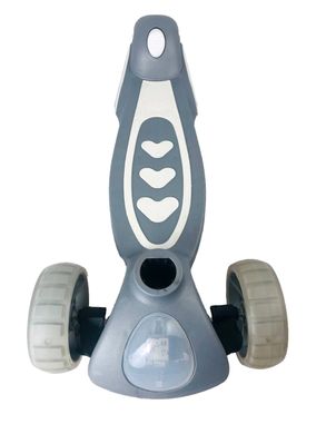 Самокат Maxi Micro Deluxe Indigo со светящимися колесами и фонариком Серый