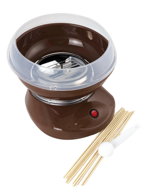 Аппарат для сладкой ваты Cotton Candy Maker + палочки в подарок Коричневый