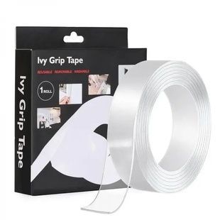 Двостороння багаторазова клейка стрічка Ivy Grip Tape 3 м Прозора