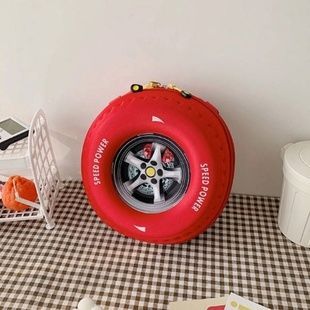 Рюкзак детский Колесо 28см Красное