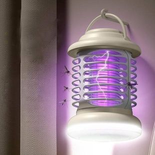 Пастка світлодіодна антимоскітна акумуляторна M1mosquito killer AND1251 Біла