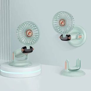 Мини-вентилятор аккумуляторный на присоске Mini Fan TP-01 Бирюзовый