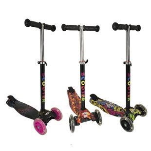 Детский самокат Scooter SL-4Z светящиеся колеса и складная ручка (в асортименте)