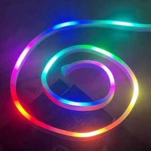 Лента неоновая 2м Led Neon RGB Разноцветная