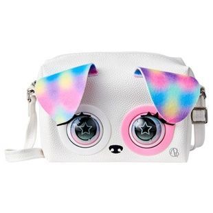 Сумочка детская интерактивная с глазками 18*13,5см Little Winking Elf BL-316 Белая