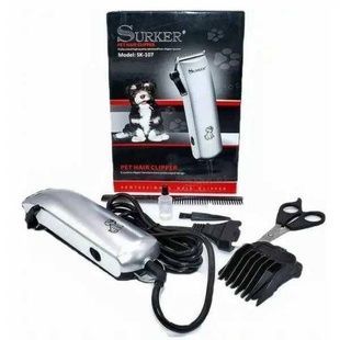Машинка для стрижки тварин Surker SK107 Сіра
