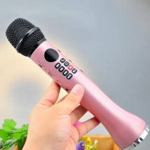 Микрофон беспроводной для караоке L598 Розовый