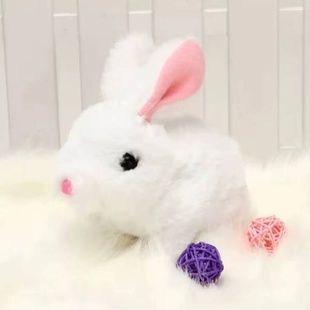 Игрушка интерактивная Кролик прыгающий Белый