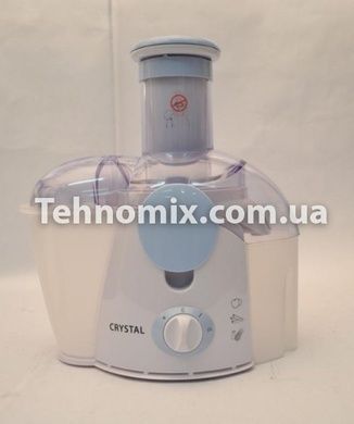 Кухонная электрическая соковыжималка Crystal CR 303 Белая