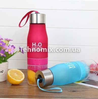 Спортивная бутылка-соковыжималка H2O Water bottle (в ассортименте)