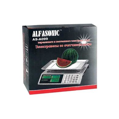 Ваги торговельні електронні ALFASONIC AS-A099 до 50 кг