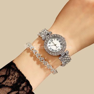 Годинник жіночий CL Queen Silver + браслет у подарунок