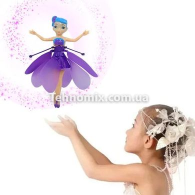Летающая кукла фея Flying Fairy летит за рукой Фиолетовая