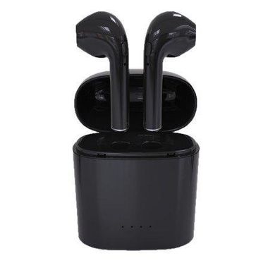 Бездротові bluetooth навушники HBQ i7 TWS з доп станцією + повербанк Чорні