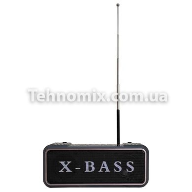 Музична Bluetooth колонка бумбокс Golon RX-200BT Срібна