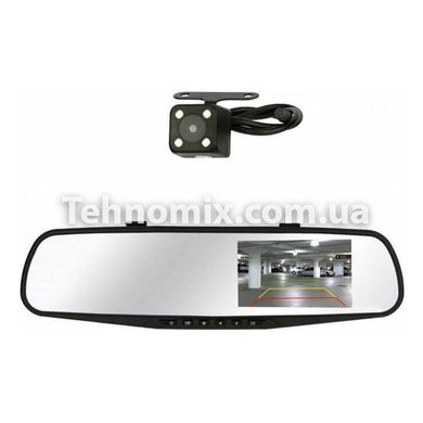 Відеореєстратор-дзеркало DVR L9000 з двома камерами + Подарунок