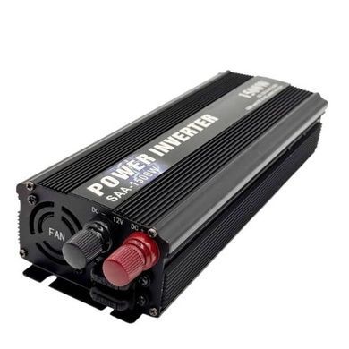 Перетворювач напруги інвертор SSK 1500W 12V-220V Чорний