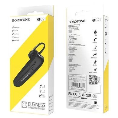 Гарнитура Bluetooth Borofone BC21 Черная