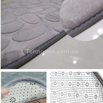 Набір килимків для ванної кімнати 2шт 40*50CM + 40*60CM Сірий