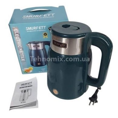 Електрочайник металевий Smurfett SE-2264 1500w 2,5л