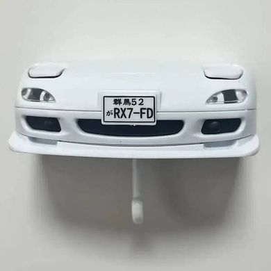 Тримач настінний для ключів Авто з підсвічуванням фар Trueno Білий