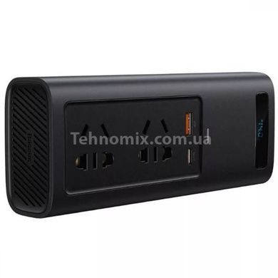 Автомобільний інвертор Baseus In-car Inverter 150W (220V CN/EU) Black