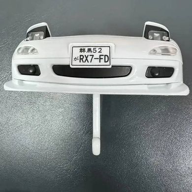 Тримач настінний для ключів Авто з підсвічуванням фар Trueno Білий