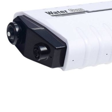 Пістолет генератор мильних бульбашок з підсвічуванням 4*АА S 660 Bubble Gun Білий з фіолетовим