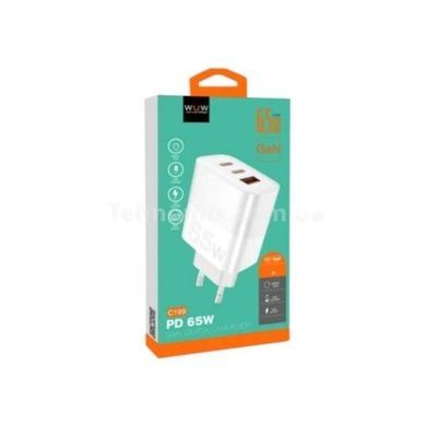 Зарядное устройство для WUW-C199 PD65W+PD20W+QC18W GaN C white