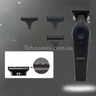 Триммер мужской для усов и бород ROZIA HQ388 AND 6162-1 Черный
