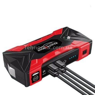 Пускозарядное устройство 99800 мАh JUMPSTARTER QY33 Черное с красным