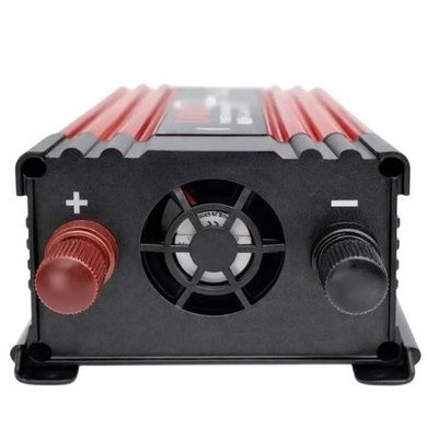 Преобразователь напряжения 1500W 12V AC/DC UKC KSM-1500W Черный с красным