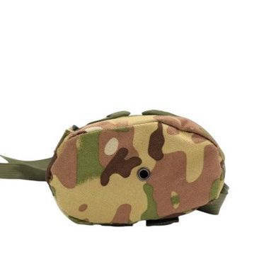 Фляга пластиковая с чехлом в камуфляжной расцветке MILITARY STYLE 1L Лесной камуфляж