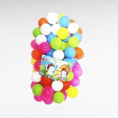 Набор шариков для сухого бассейна 60мм 100шт в сетке M Toys 17101 Разноцветные