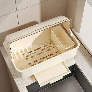 Сушилка для хранения посуды Dish Storage Белая