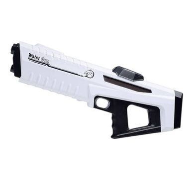 Пістолет генератор мильних бульбашок з підсвічуванням 4*АА S 660 Bubble Gun Білий з фіолетовим
